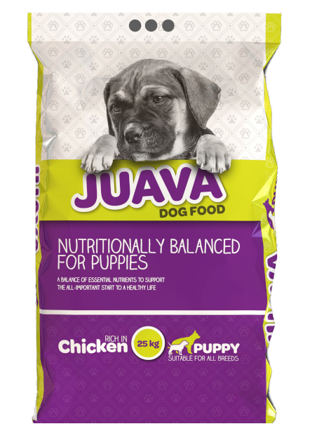 This image has an empty alt attribute; its file name is 1705724-Juava-Dog-Food-Puppies-25kg-1.jpg